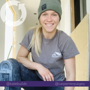 Carpenter Paigey and Kate Campbell International Women's Day